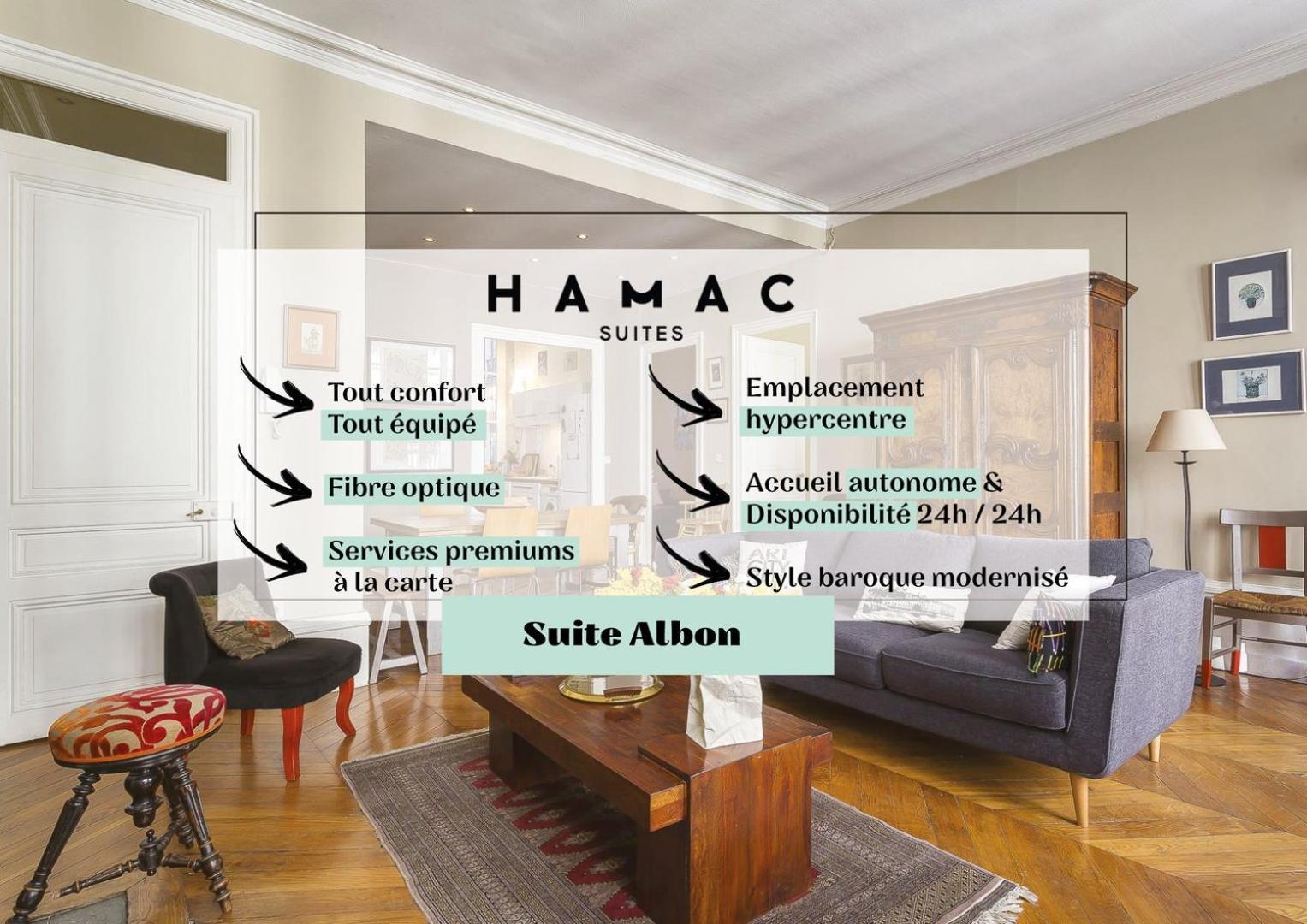 Hamac Suites - Suite Albon Saint Antoine - 4Pers 里昂 外观 照片